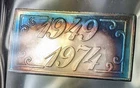 Beautiful Toned ~ 20 gram .999 Silver Bar ~  Kennedy Mint 1949-1974