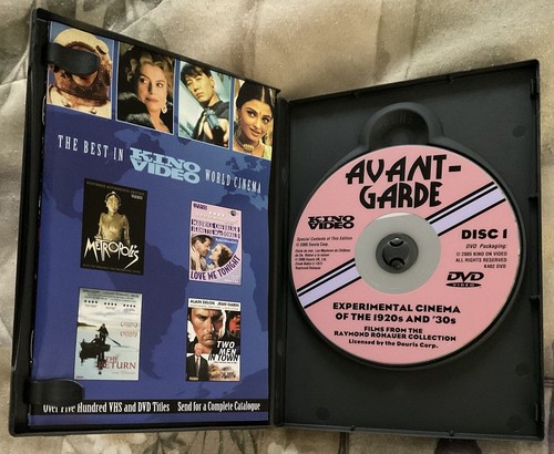 Avant-Garde Experimental Cinema of the 1920s and ‘30s Kino Video 2-DVD Set 2005 - Picture 2 of 3