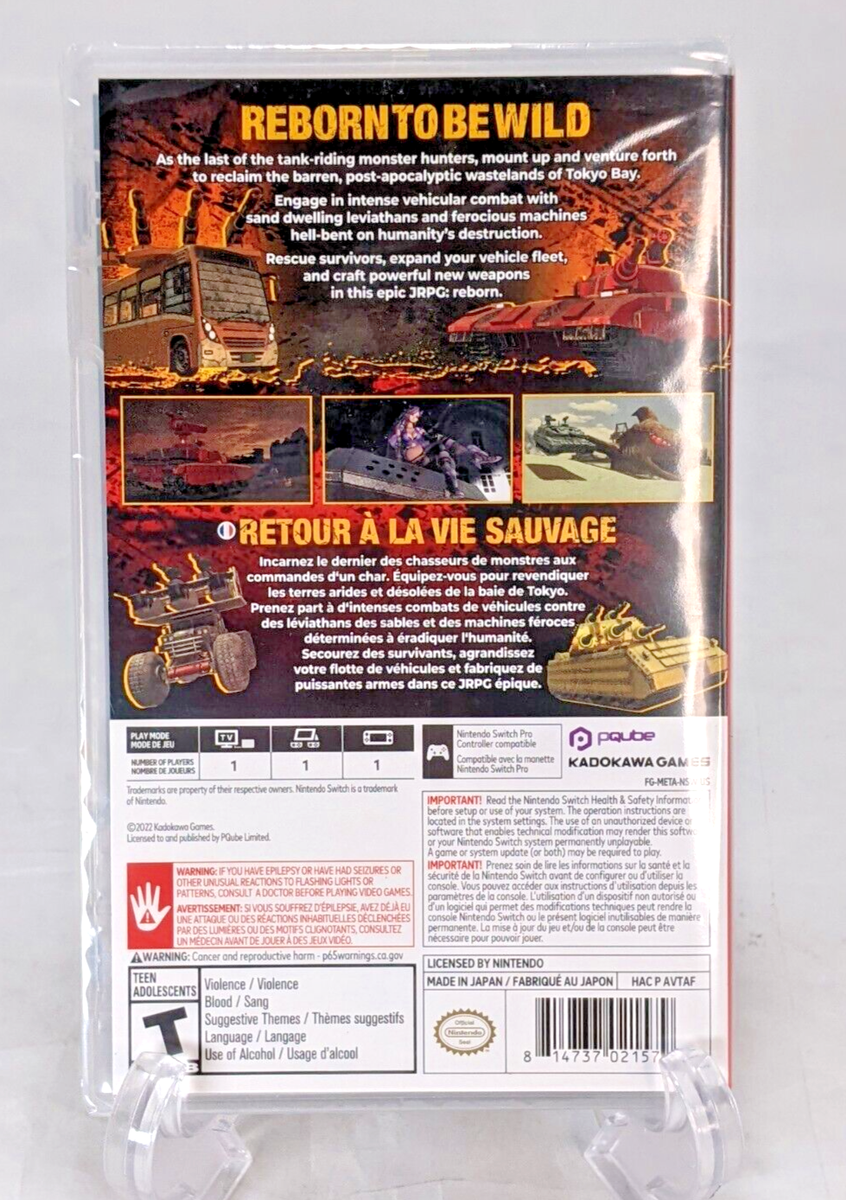 Metal Max Xeno Reborn Nintendo Switch US Version NEW 814737021579