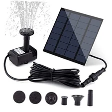 Solar Fountain Pump Kit with Separate Solar 1.8w 7v Solar Fountain Pump Kit