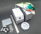 Three Mold Swimbait Bluegill Set - 11.5 cm / 4.5 in
