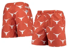 Men's Columbia Orange Texas Longhorns PFG Backcast II Omni-Shade Hybrid Shorts