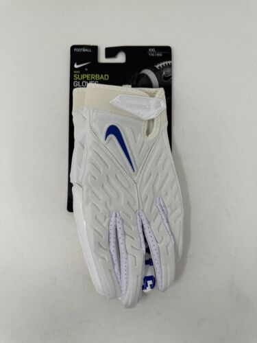 Nike Superbad Duke Blue Devils Football Gloves Size XXL DX4923-132