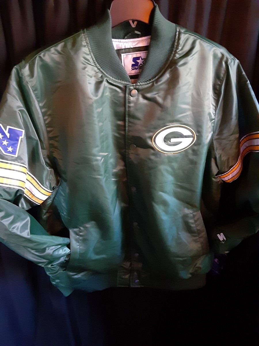 Green Bay Packers Men's Quilt Lined Front Snap Starter
