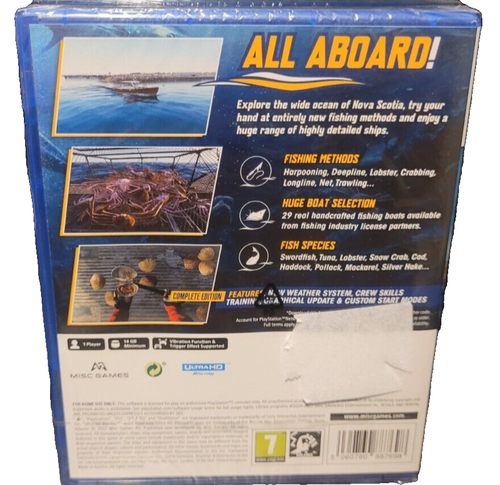 PS5 Fishing North Atlantic Complete Edition PlayStation 5 BRAND NEW SEALED - Picture 2 of 2