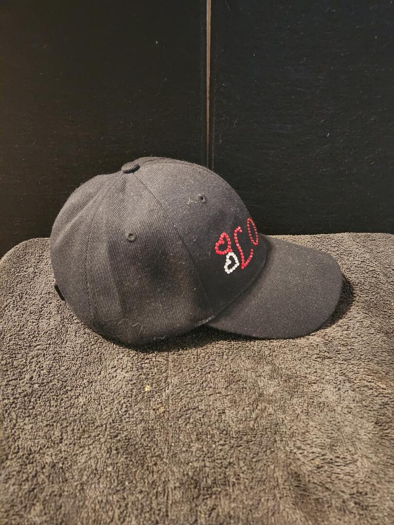 Loca Personalized Hearts Strap Back Hat - image 2