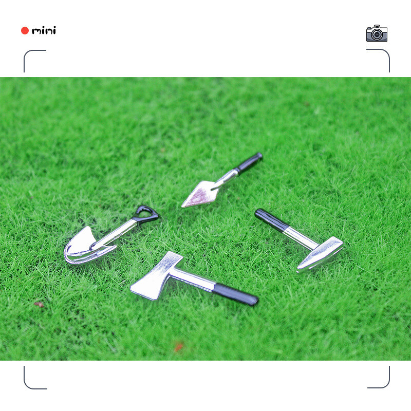 1SET 1:12 Scale Dollhouse Miniature Planting Tools Kit Garden Farm
