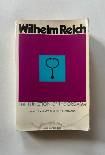 WILHELM REICH The Function of the Orgasm | 1986 Trade Paperback