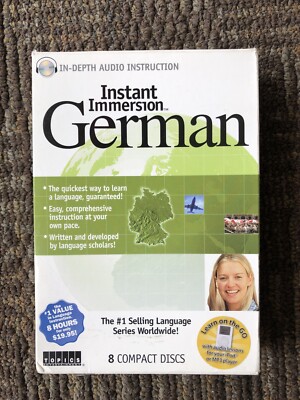 Instant Immersion German v2.0 - Audio CD By Topics Entertainment - VERY GOOD