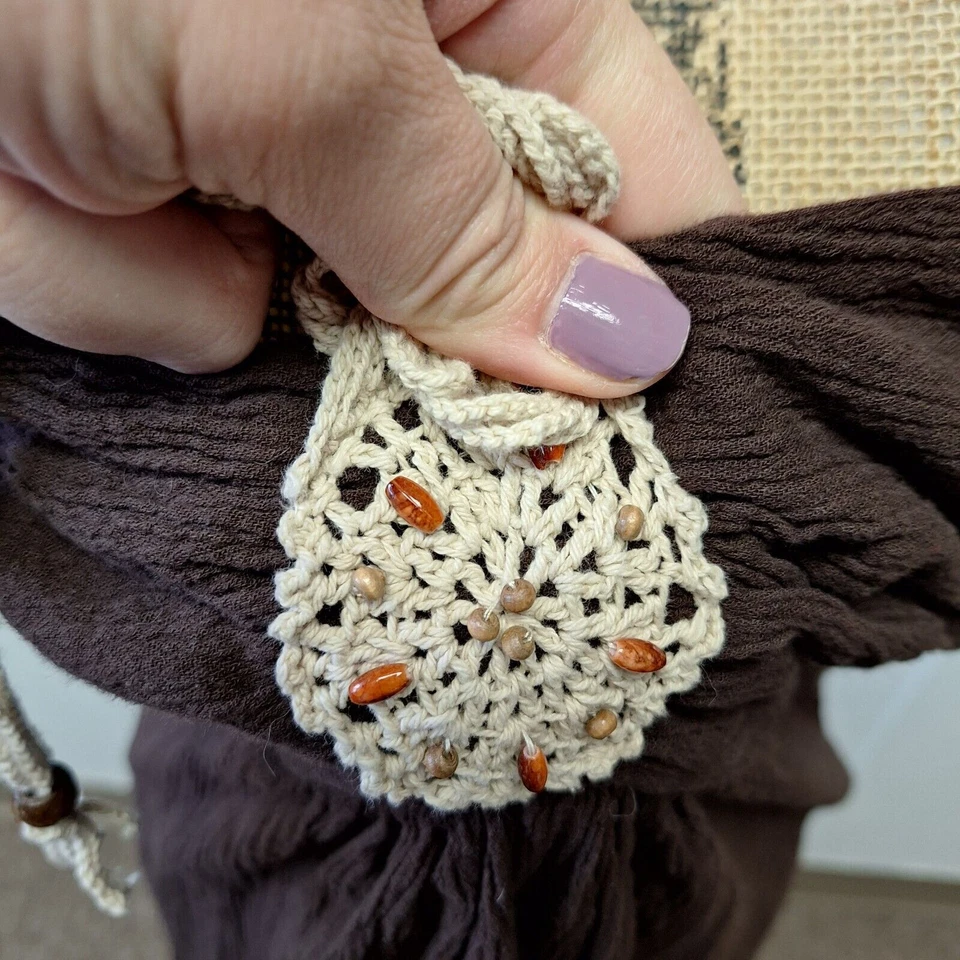 Jonathan Martin Side Zip Slip Dress Smock Sleeveless Stretch Brown Women's Sz 14 - Изображение 4 из 4