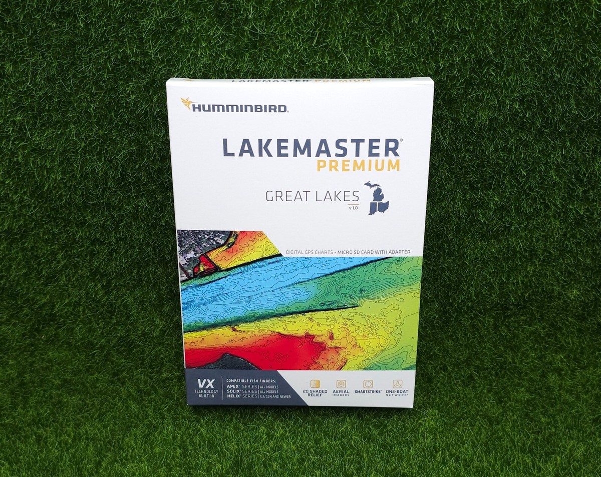 Humminbird LakeMaster VX Premium [Great Lakes V1] APEX/SOLIX/HELIX