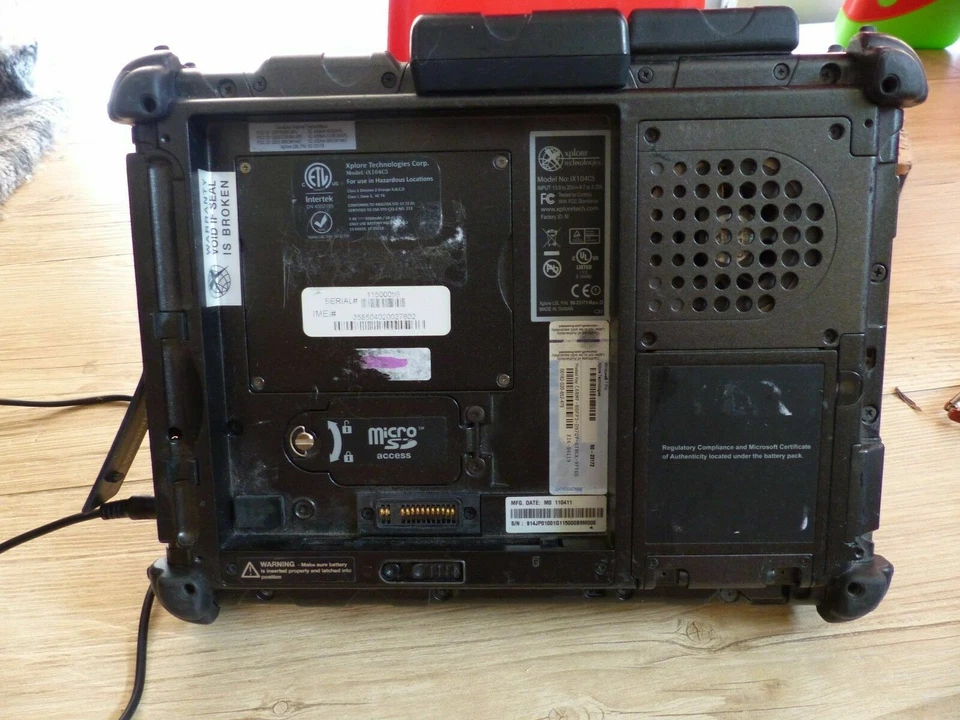 Xplore iX104C5 Rugged Tablet 1.07Ghz i7 ,4GB 80GB SSD !!worldwide shipping!!!! - Image 4 of 4