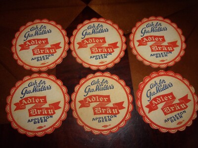 ADLER BRAU - COASTERS  IN VERY GOOD CONDITION!! VERY RARE!! $14.99 each!