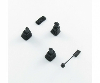 Carson 500907360 1/14 Schaltknüppel/Knopf/Joystick Set, (Tamiya Trucks), Neu in Verpackung