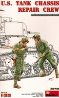 Miniart 35481 Us Tank Chassis Repair Crew - Amerikanische Soldaten - 1:35