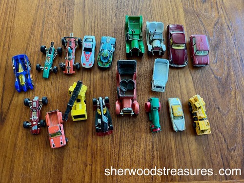 18 MATCHBOX LESNEY CORGI Y OTROS VEHÍCULOS MUY BUEN LOTO GRAN BRETAÑA FRANCIA