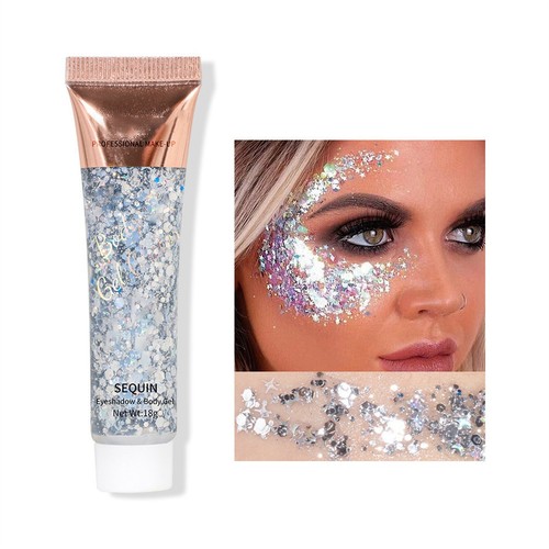 Face Pallet Face Glitters Body Gel Sequins Liquid Eyeshadow Chunky