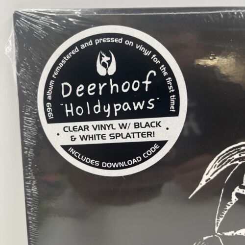 Deerhoof - Holdpaws LP (2019) (Clear W/ Black/White Splatter) KRS 659 - Picture 3 of 10