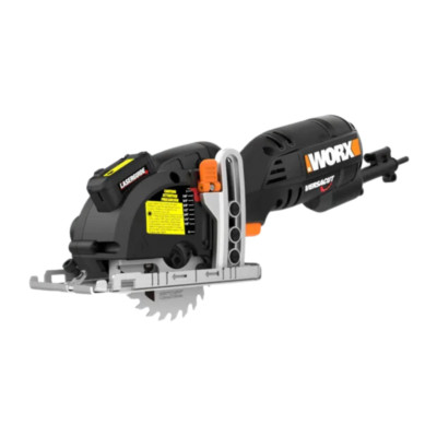 Worx WX420L Corded 3-3/8'' Compact Versacut Circular Saw with Laser Guide