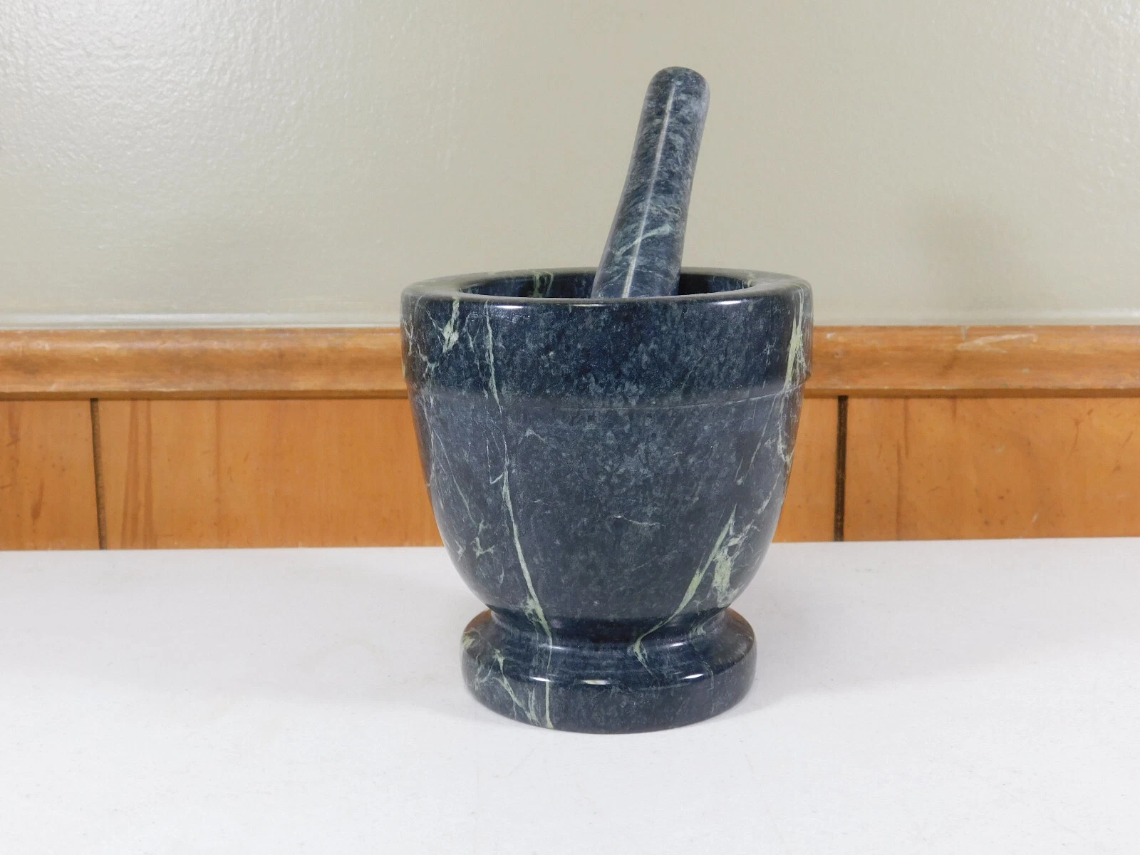 Vintage Marble Mortar and Pestle