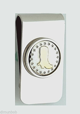 Western Cowboy Boot and Stars  Money Clip Buy One Get One Free!!!