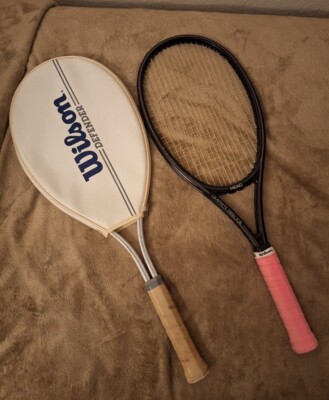  Wilson/ HEAD tennis racquet Bundle Defender white & Head Graphite Director READ