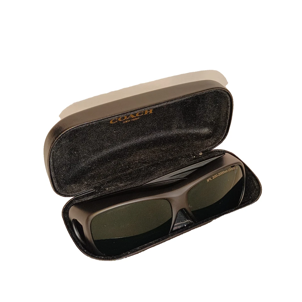 IPL Safety Goggles 200–2000nm UV400 Eye Protection w/ Hard Case – Black - Image 2 of 4