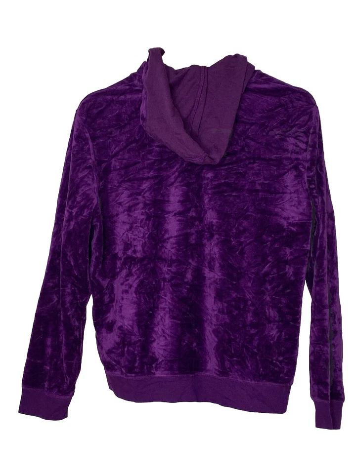 Женская фиолетовая толстовка с капюшоном NY & C на молнии с длинным рукавом бархатистая размер XL - Изображение 2 из 4