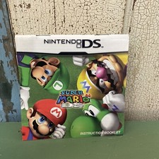  Manual Only Super Mario 64 DS - Nintendo DS Authentic Instruction Booklet