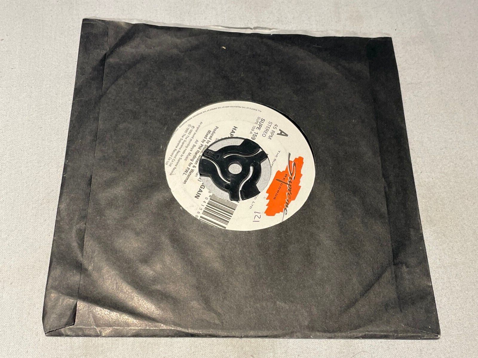 Lonnie Gordon - Happenin' All Over Again - Vinyl Record 7"" Single - 1990 Supreme