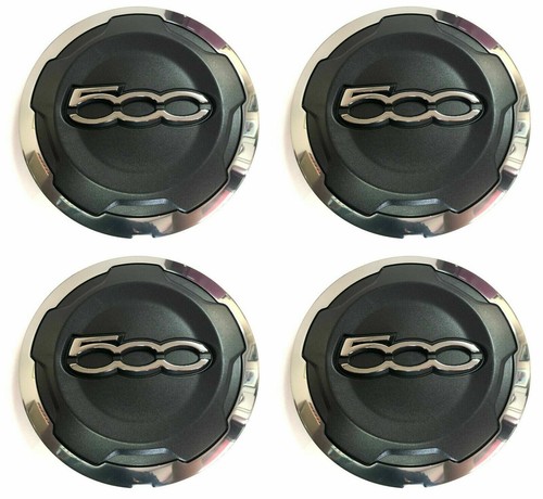 Autocollants Enjoliveurs Pour Fiat - Lot De 4, 38 X 34 Mm, Protection Et Décoration Pour Roues