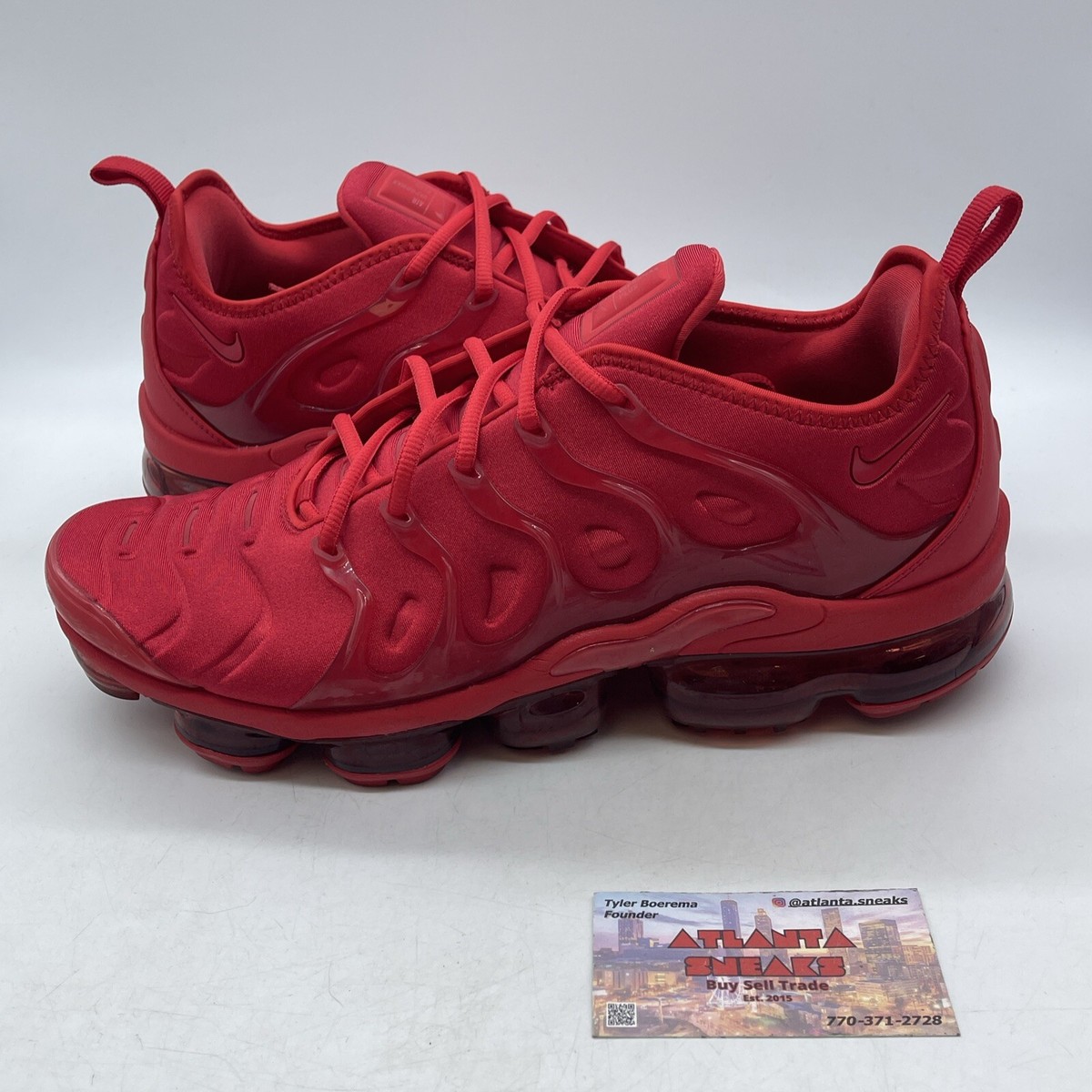 公式正規品!★AIR VAPORMAX PLUS TRIPLE RED Size 12 - Nike Air VaporMax Plus Triple Red (CW6973-600