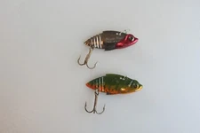 Lot #1400 Set Of Two Vintage Luhr Jensen Ripple Tail Baits Fair/Good Condition