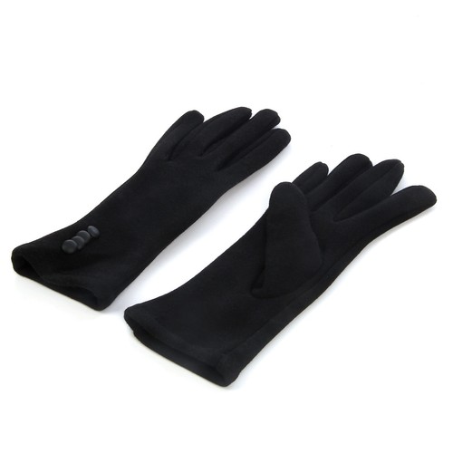 Elegant Classic Women's Winter Thermal Gloves with Buttons - Different Colors - Picture 7 of 30