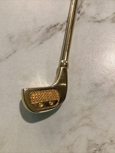 Vintage Brass Golf Club Letter Opener 9 ½ “ Long - 第 2/5 張圖片