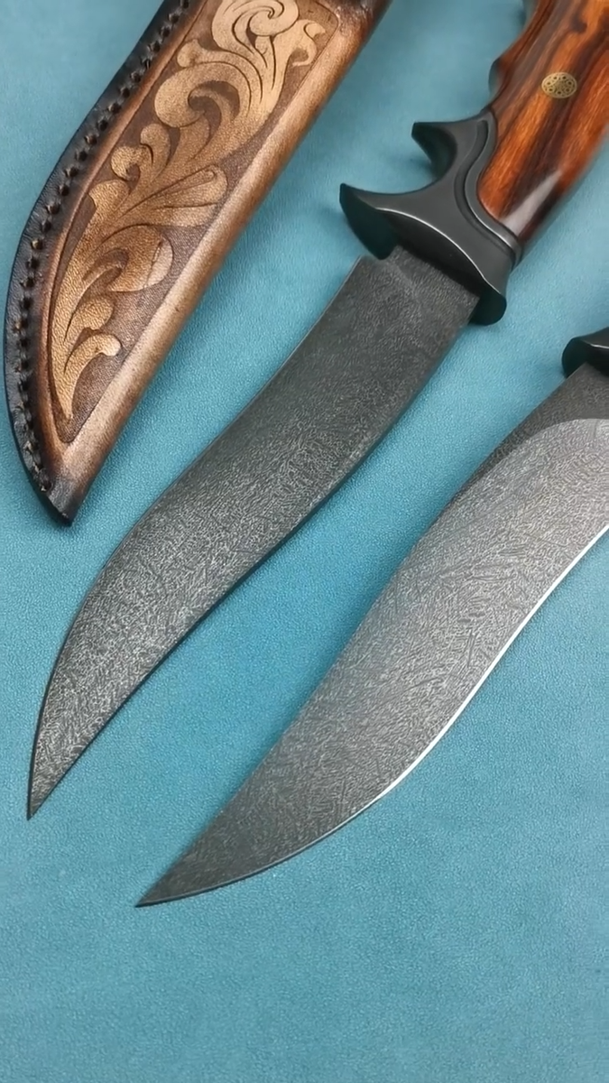 工芸品 woo Handmade Wootz Steel Fixed Blade Outdoor Collectible Knife