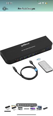 gofanco 4 Port HDMI KVM Switch with USB 3.0 