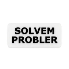 3D Printed Solve Problem Sign – Motivational Wall Decor for Home or Office