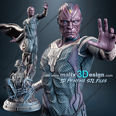 Vision resin scale model kit unpainted 3d print