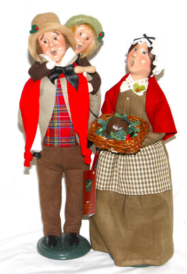 Byers Choice Bob & Mrs. Cratchit & Tiny Tim - from Dickens  - FREE SHIPPING