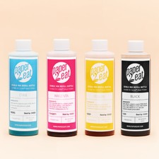 8 fl.oz. Tinta de recarga comestible premium (236 ml) - CERTIFICADA KOSHER Y COMPATIBLE CON LA FDA