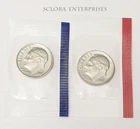 1988 P & D Roosevelt Dime Set (2 Coins) *MINT CELLO* *FREE SHIPPING*