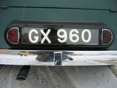 Insignia y soporte para parachoques trasero delantero Rolls-Royce Phantom III Wraith 20/25 y 25/30 - Imagen 2 de 5