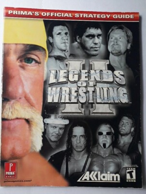 80s 90s Wrestling Legends II Primas Strategy Game Guide Magazine PS 2002