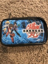 Nintendo DS Bakugan Battle Brawlers Blue Carrying Case Game Card