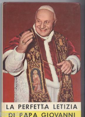 Die perfekte Freude von Papst Johannes - Virgilio Sambuco - Bruder Wahrsager, 1968 