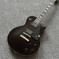 Standard Black Electric Guitar chrome hardware cream binding free shipping