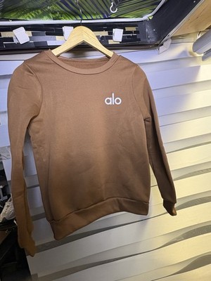 new Alo Yoga Accolade Crew Neck Pullove Small