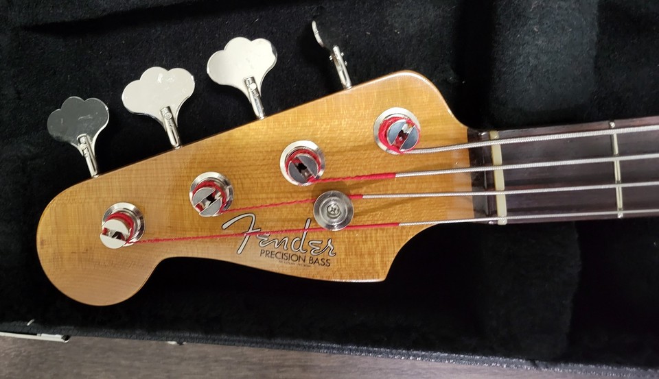 Lefty Left Handed P Bass Musikraft / MJT Dakota Red | eBay