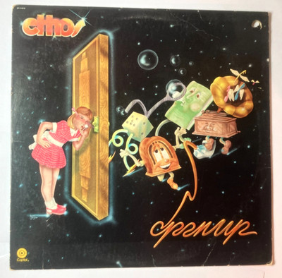 Ethos Open Up LP 1977 Capitol Records ST-11616 psych rock famous cover design!